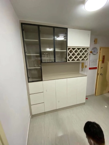 Modern Living Room Storage Wall