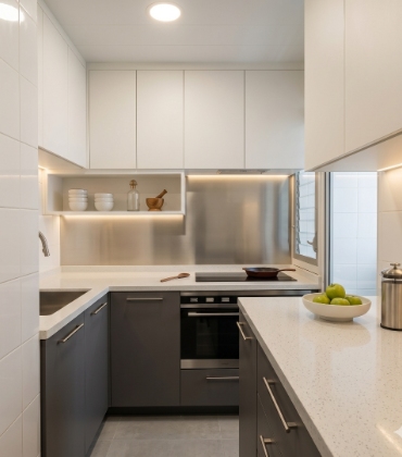 Modern Aluminum Kitchen Cabinets
