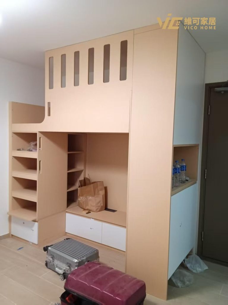 公屋訂造傢俬 - 慈正邨正安樓組合閣樓床系統
