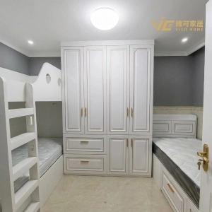 Bunk Bed and Wardrobe Combo